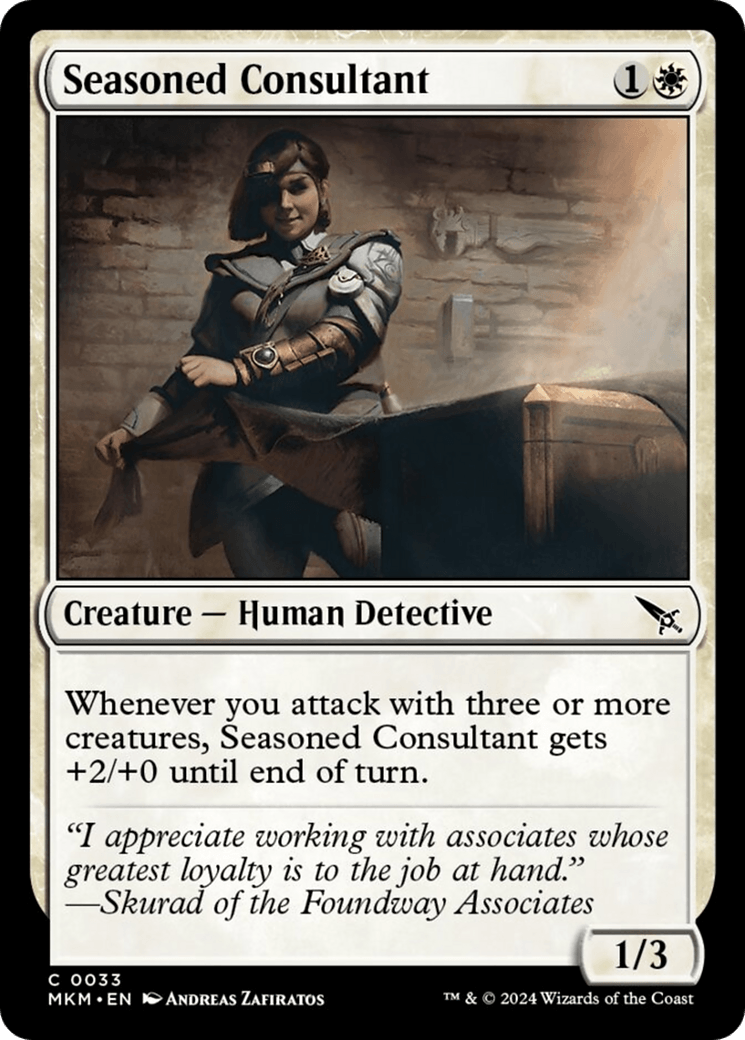 Seasoned Consultant [Murders at Karlov Manor] - Josh's Cards