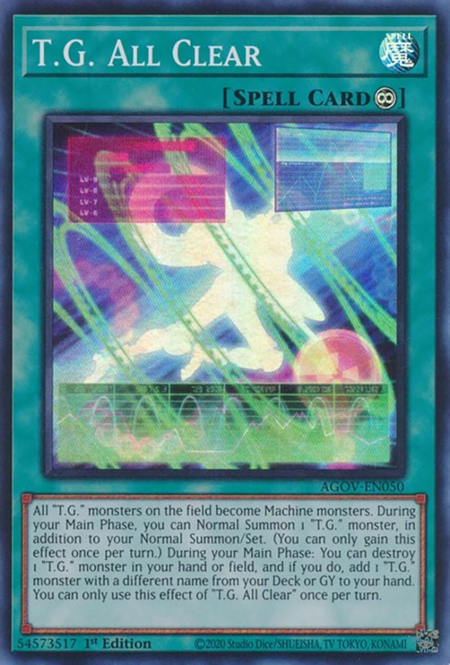 T.G. All Clear [AGOV-EN050] Super Rare - Josh's Cards