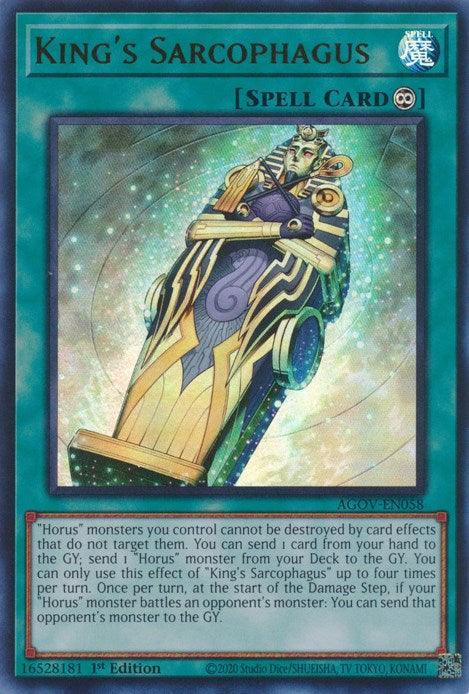 King's Sarcophagus [AGOV-EN058] Ultra Rare - Josh's Cards