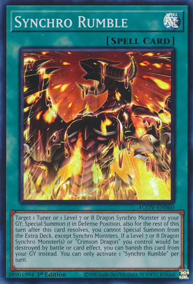 Synchro Rumble [AGOV-EN060] Super Rare - Josh's Cards