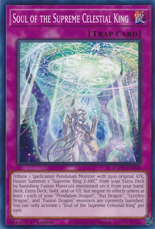 Soul of the Supreme Celestial King [AGOV-EN069] Common - Josh's Cards