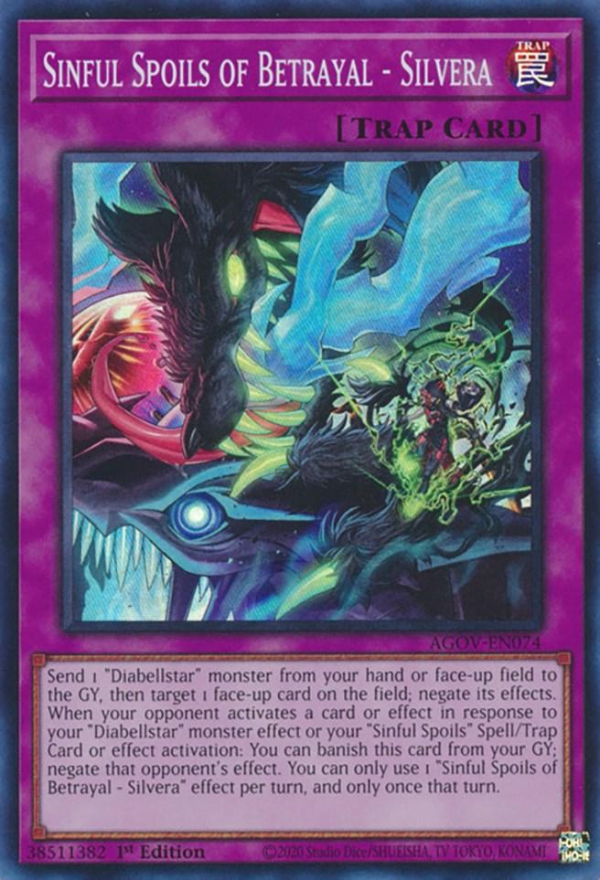 Sinful Spoils of Betrayal - Silvera [AGOV-EN074] Super Rare - Josh's Cards