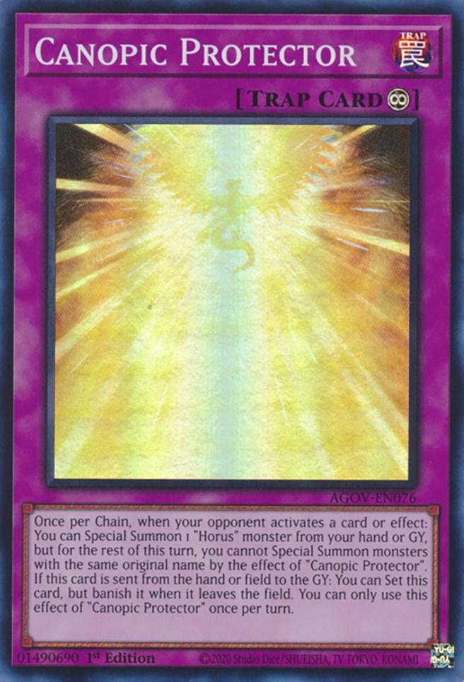 Canopic Protector [AGOV-EN076] Super Rare - Josh's Cards