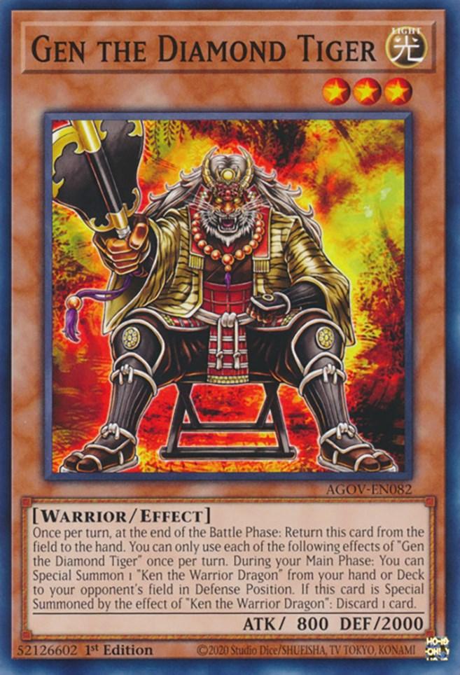 Gen the Diamond Tiger [AGOV-EN082] Common - Josh's Cards
