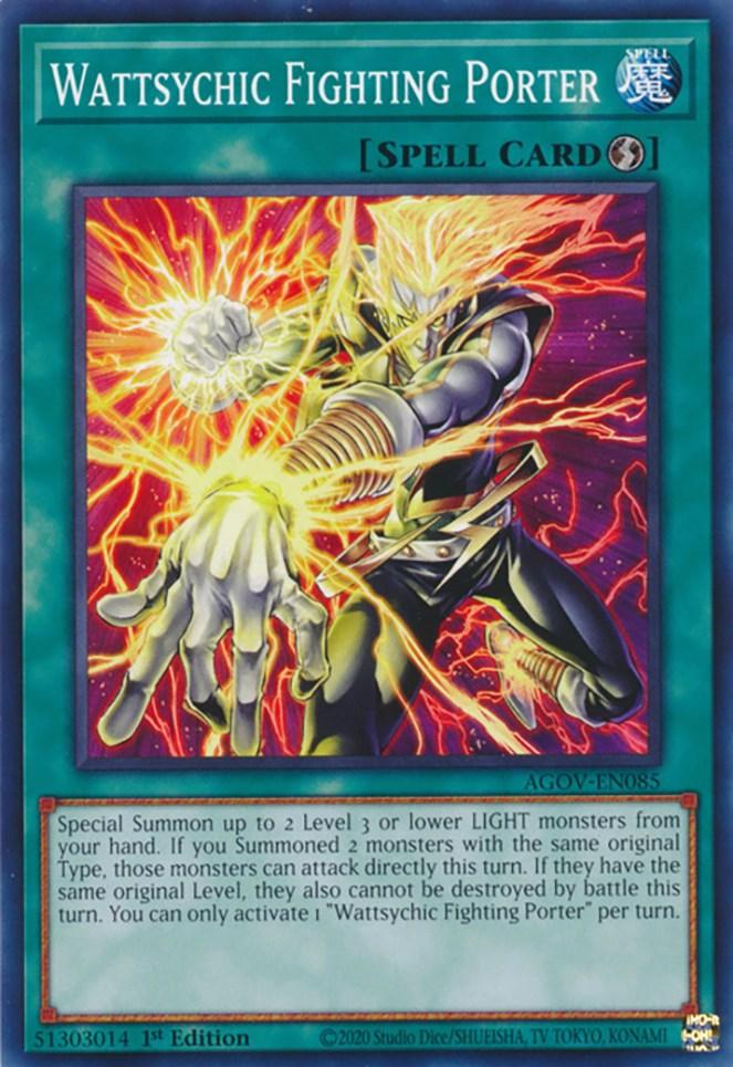 Wattsychic Fighting Porter [AGOV-EN085] Common - Josh's Cards