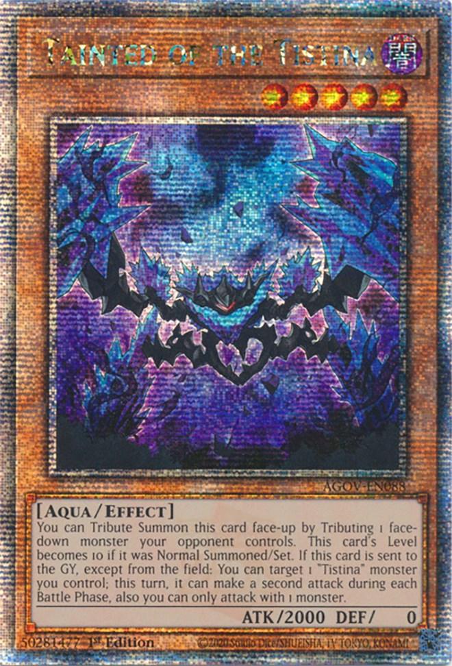 Tainted of the Tistina (Quarter Century Secret Rare) [AGOV-EN088] Quarter Century Secret Rare - Josh's Cards