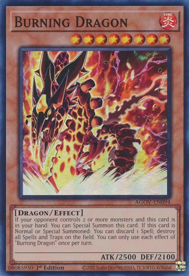 Burning Dragon [AGOV-EN094] Super Rare - Josh's Cards