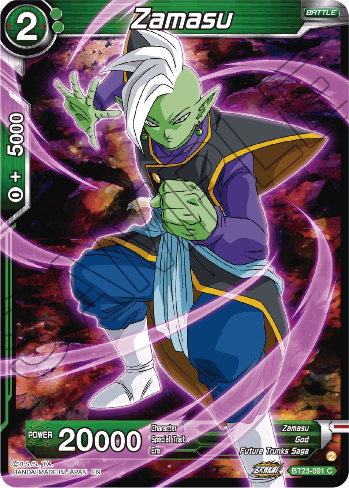Zamasu (BT23-091) [Perfect Combination] Parallel Foil