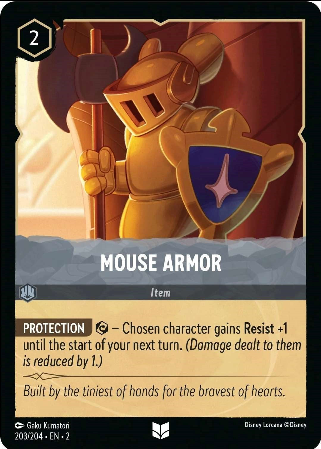Mouse Armor (203/204) - Rise of the Floodborn Cold Foil