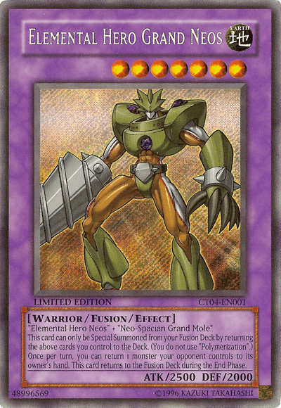 Elemental Hero Grand Neos [CT04-EN001] Secret Rare - Josh's Cards