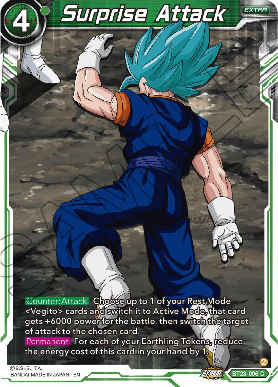 Surprise Attack (BT23-096) [Perfect Combination] Parallel Foil
