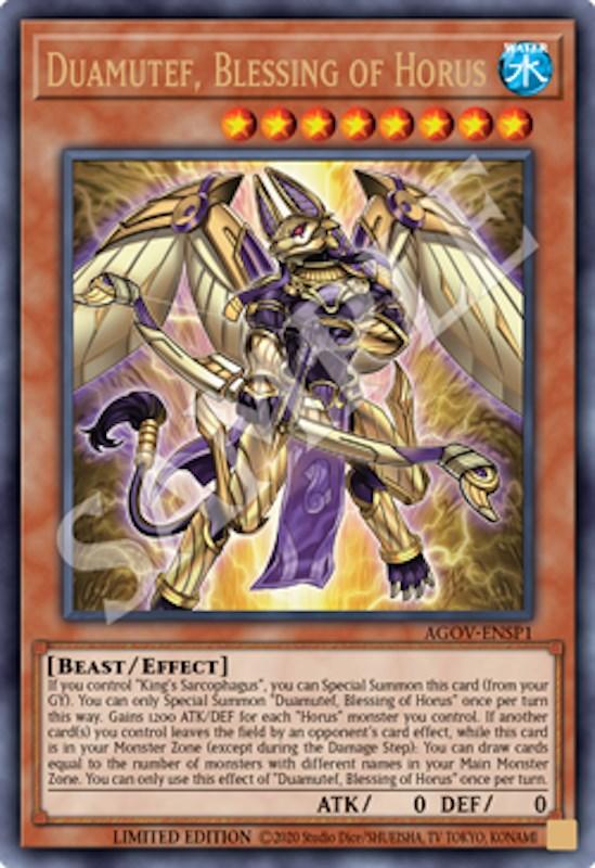 Duamutef, Blessing of Horus (AGOV-ENSP1) [AGOV-ENSP1] Ultra Rare - Josh's Cards