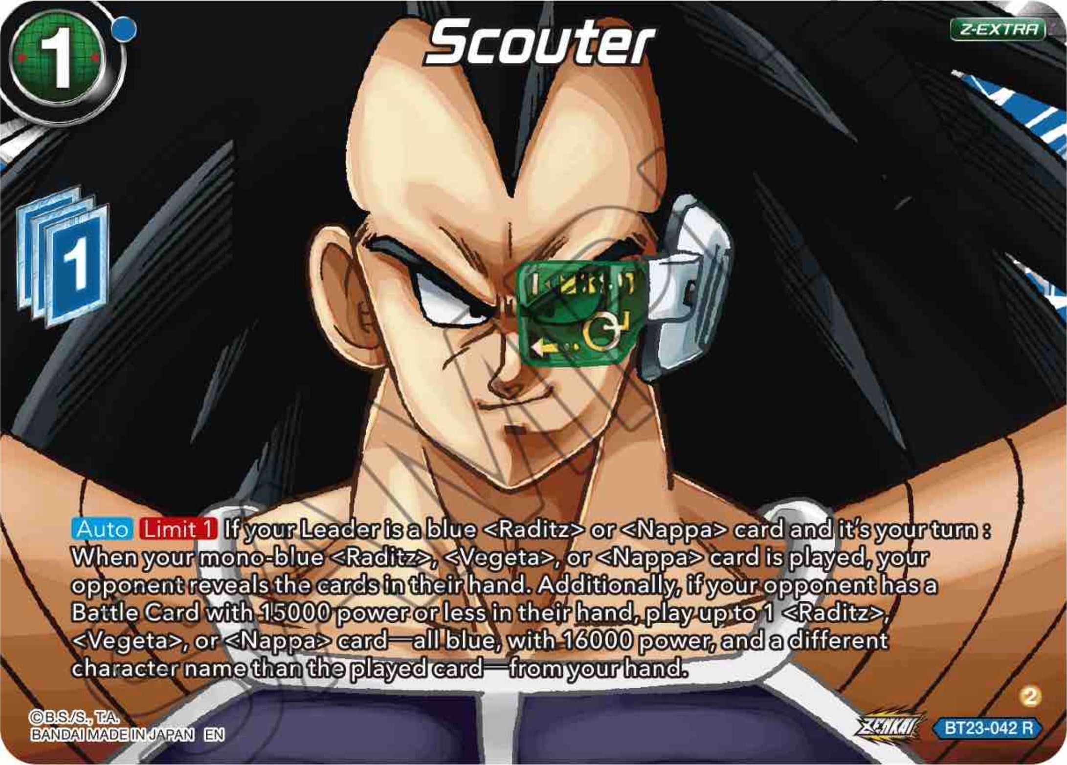 Scouter (BT23-042) [Perfect Combination] Parallel Foil
