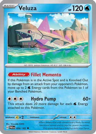 Veluza 054/182 - SV04 Paradox Rift Reverse Holofoil