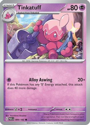 Tinkatuff 084/182 - SV04 Paradox Rift Reverse Holofoil