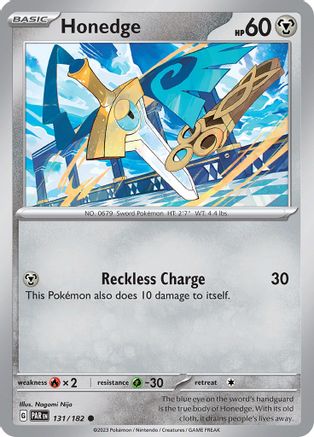 Honedge 131/182 - SV04 Paradox Rift Reverse Holofoil