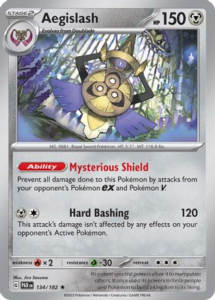 Aegislash 134/182 - SV04 Paradox Rift Holofoil