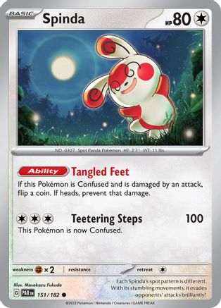 Spinda 151/182 - SV04 Paradox Rift