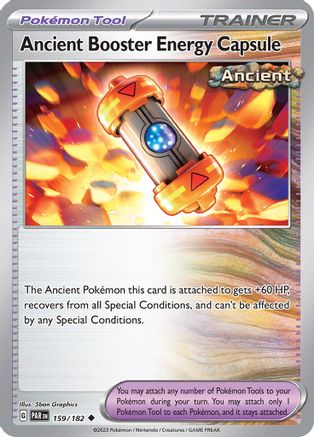 Ancient Booster Energy Capsule 159/182 - SV04 Paradox Rift Reverse Holofoil