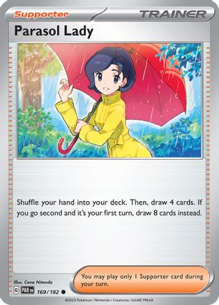 Parasol Lady 169/182 - SV04 Paradox Rift Reverse Holofoil