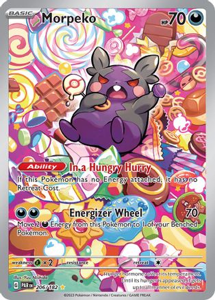 Morpeko [206] (SV04: Paradox Rift) Holofoil