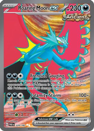 Roaring Moon ex 229/182 - SV04 Paradox Rift Holofoil