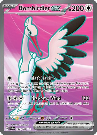 Bombirdier ex 234/182 - SV04 Paradox Rift Holofoil