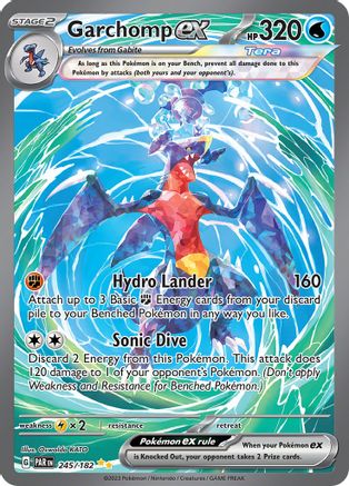 Garchomp ex 245/182 - SV04 Paradox Rift Holofoil