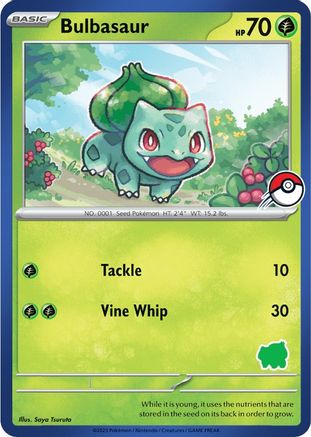 Bulbasaur (Blue Border)  - My First Battle