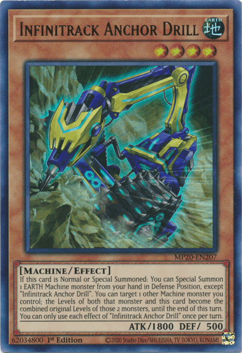 Infinitrack Anchor Drill [MP20-EN207] Ultra Rare - Josh's Cards