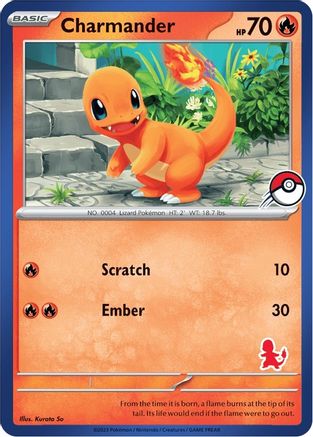 Charmander (Blue Border)  - My First Battle