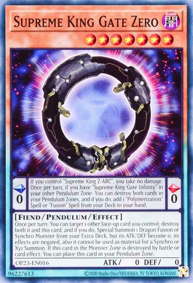 Supreme King Gate Zero [OP23-EN016] Common - Josh's Cards