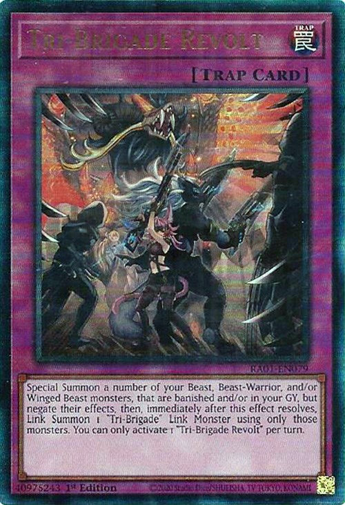 Tri-Brigade Revolt (PUR) (RA01-EN079) - 25th Anniversary Rarity Collection 1st Edition