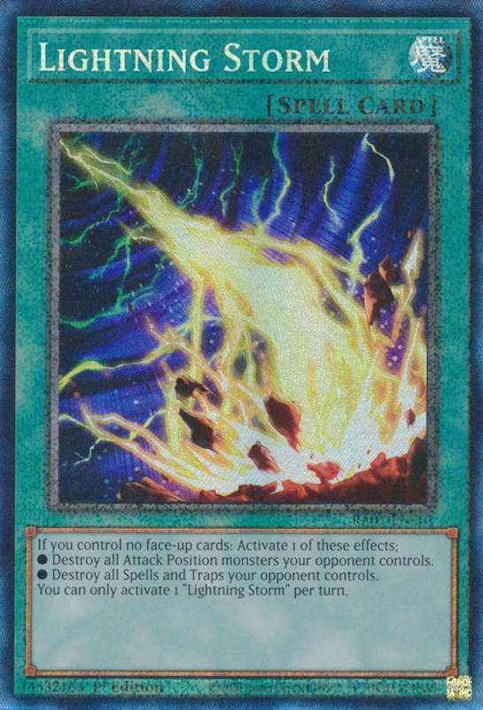 Lightning Storm (PCR) (RA01-EN061) - 25th Anniversary Rarity Collection 1st Edition