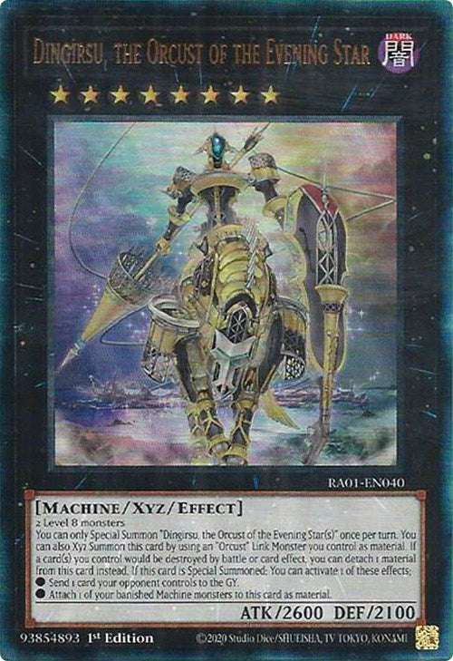 Dingirsu, the Orcust of the Evening Star (PUR) (RA01-EN040) - 25th Anniversary Rarity Collection 1st Edition