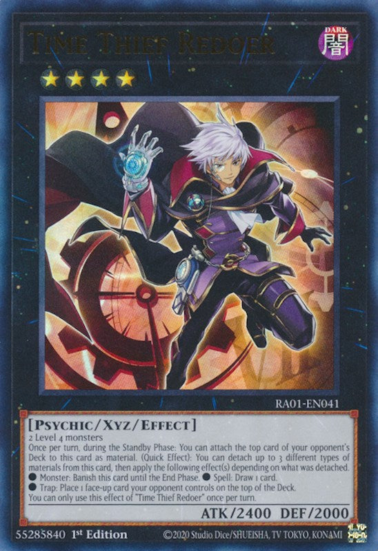 Time Thief Redoer (UR) (RA01-EN041) - 25th Anniversary Rarity Collection 1st Edition