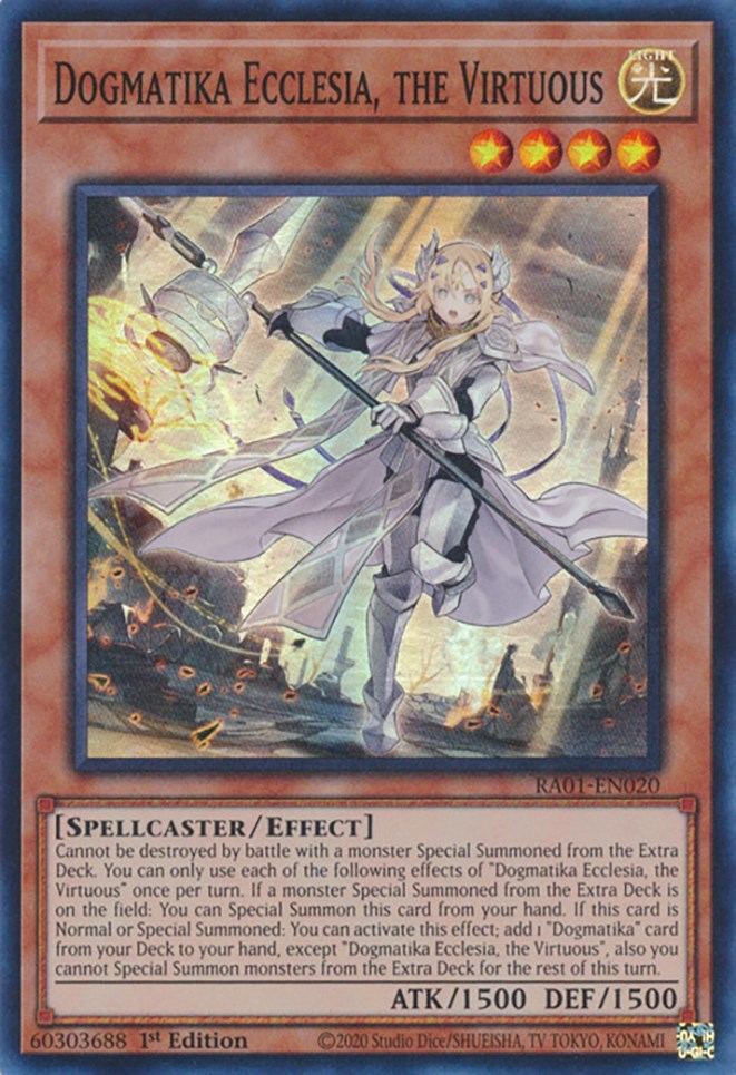 Dogmatika Ecclesia, the Virtuous (RA01-EN020) - 25th Anniversary Rarity Collection 1st Edition
