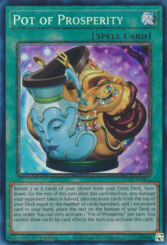 Pot of Prosperity (PCR) (RA01-EN066) - 25th Anniversary Rarity Collection 1st Edition