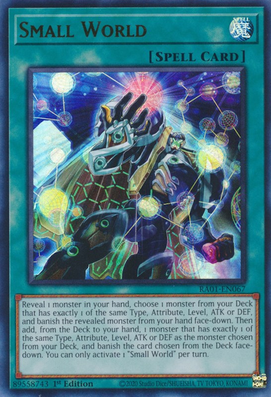 Small World (UR) (RA01-EN067) - 25th Anniversary Rarity Collection 1st Edition