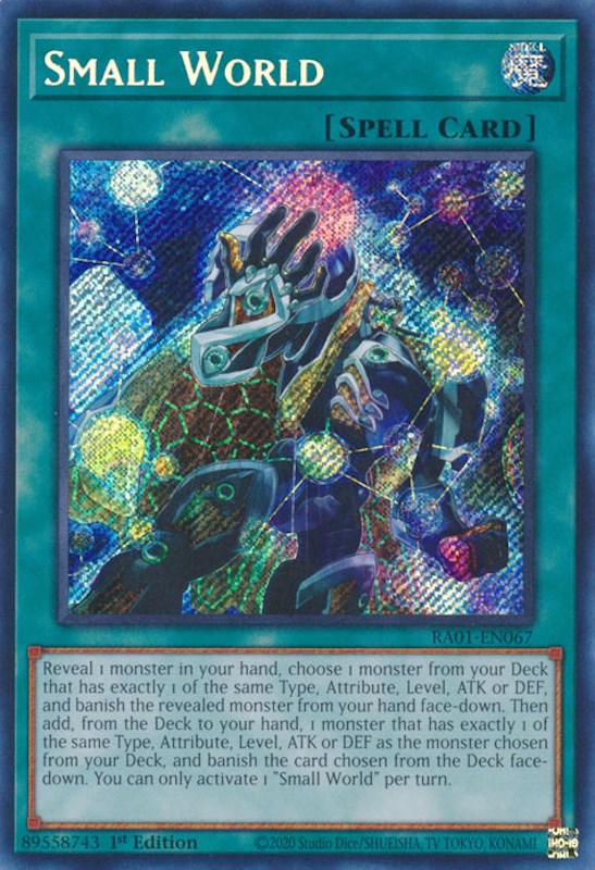 Small World (Secret Rare) (RA01-EN067) - 25th Anniversary Rarity Collection 1st Edition