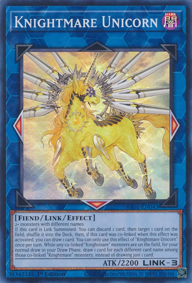 Knightmare Unicorn (RA01-EN043) - 25th Anniversary Rarity Collection 1st Edition