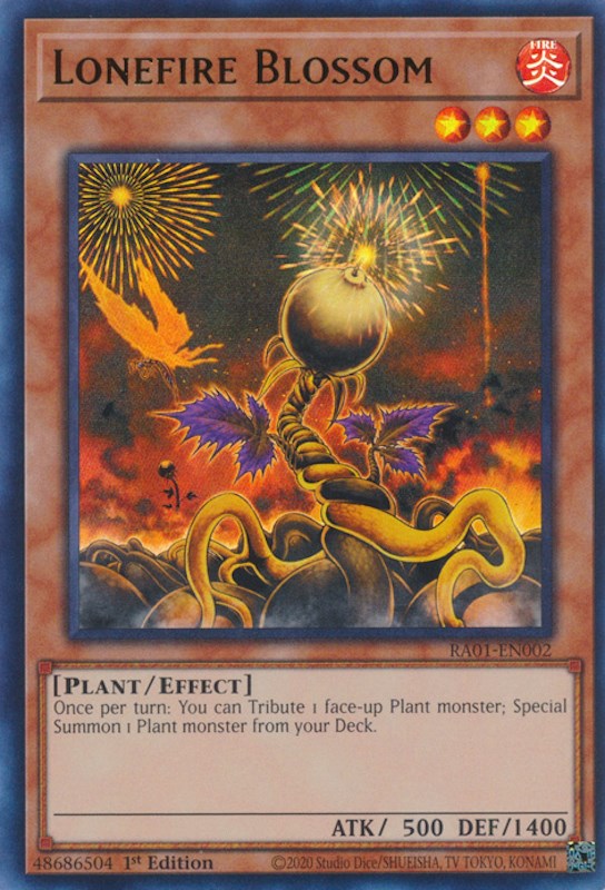 Lonefire Blossom (UR) (RA01-EN002) - 25th Anniversary Rarity Collection 1st Edition