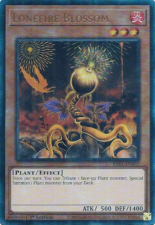 Lonefire Blossom (PUR) (RA01-EN002) - 25th Anniversary Rarity Collection 1st Edition