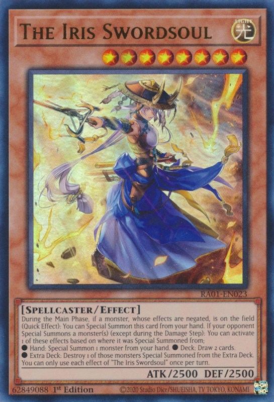The Iris Swordsoul (UR) (RA01-EN023) - 25th Anniversary Rarity Collection 1st Edition
