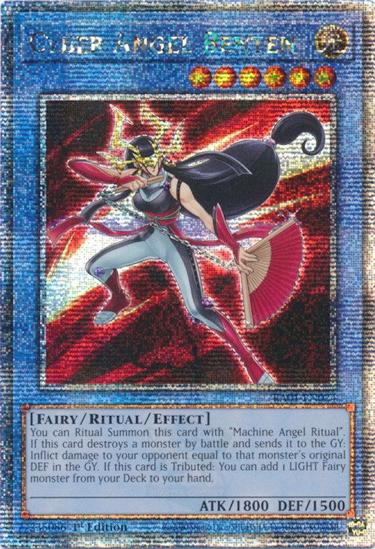 Cyber Angel Benten (Quarter Century Secret Rare) (RA01-EN024) - 25th Anniversary Rarity Collection 1st Edition