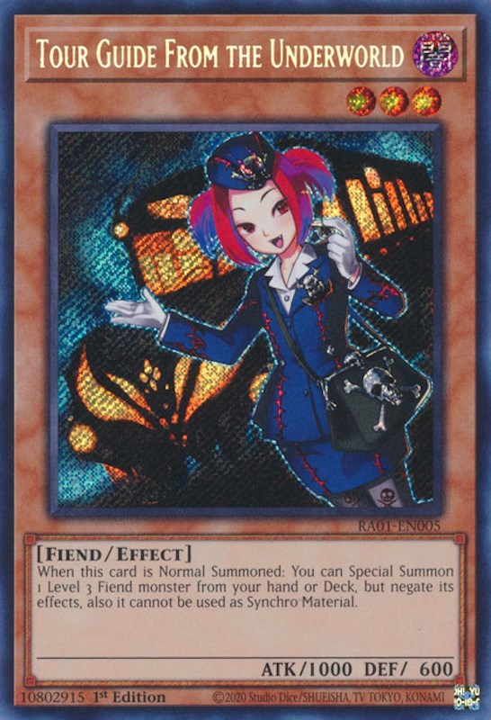 Tour Guide From the Underworld (Secret Rare) (RA01-EN005) - 25th Anniversary Rarity Collection 1st Edition