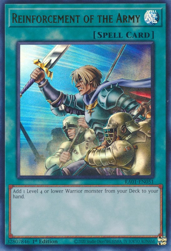 Reinforcement of the Army (UR) (RA01-EN051) - 25th Anniversary Rarity Collection 1st Edition