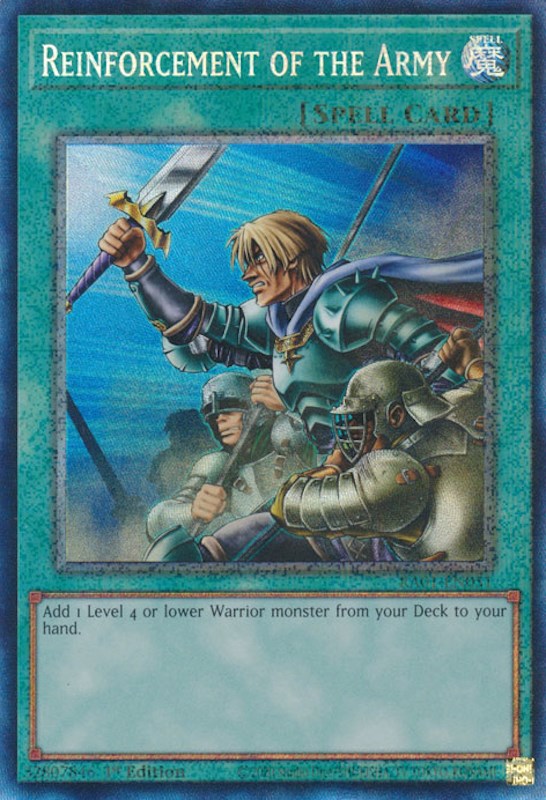 Reinforcement of the Army (PCR) (RA01-EN051) - 25th Anniversary Rarity Collection 1st Edition