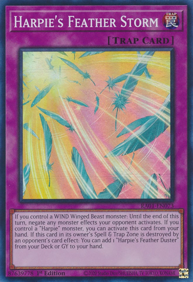 Harpie's Feather Storm (RA01-EN073) - 25th Anniversary Rarity Collection 1st Edition