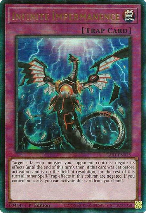 Infinite Impermanence (PUR) (RA01-EN075) - 25th Anniversary Rarity Collection 1st Edition